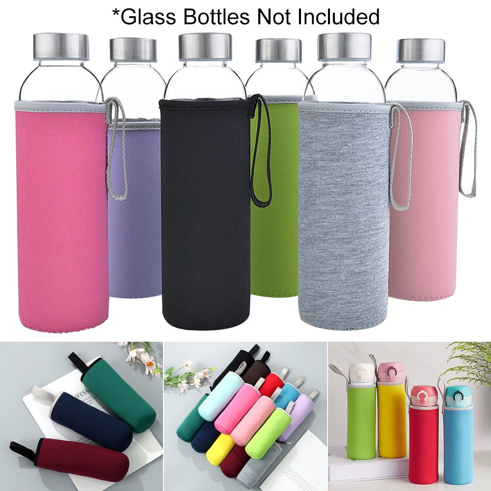 Outdoor Sport Glass Water Bottle - Outdoor-Sporttasche Tragbare Vakuum-Becherhülle Glasflaschenhülle Wasserflaschenhülle