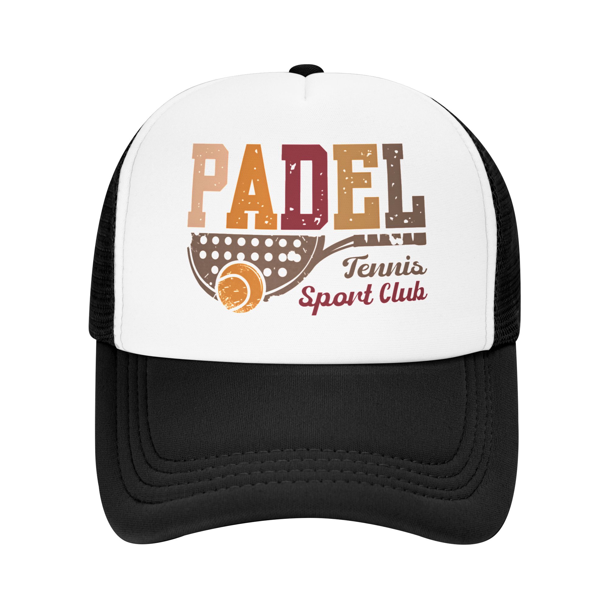Outdoor Sport Club - Klassische Unisex Padel-Tennis Sportclub Trucker-Mütze für