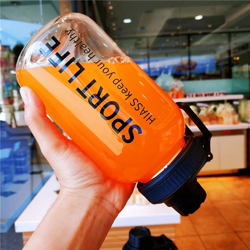 700ml/1000ml Große Kapazität T – Outdoor Sport Glass Water Bottle Bewertung und Preis