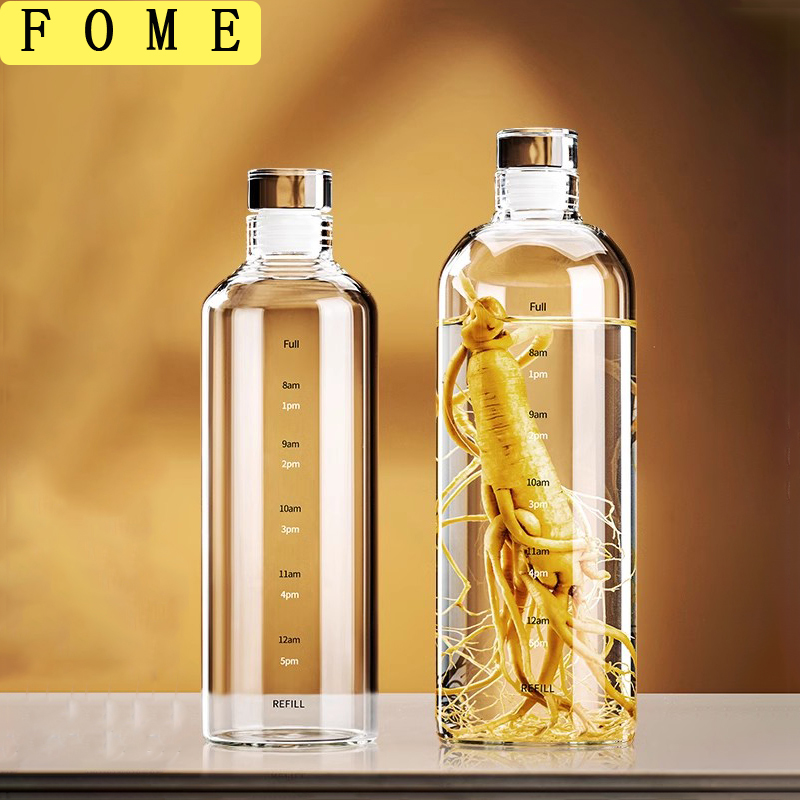 FOME 500/750/1000 ml Glas Spor – Outdoor Sport Glass Water Bottle Bewertung und Preis