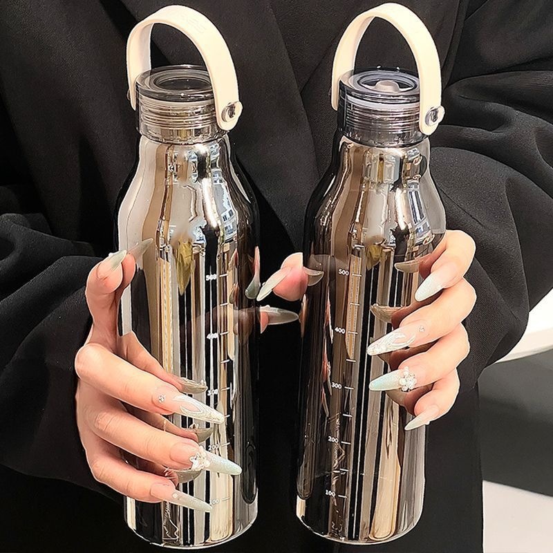 600-ml-Wasserflasche aus dicke – Outdoor Sport Glass Water Bottle Bewertung und Preis
