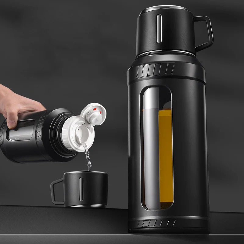 Große 2L Glas-Wasserflasche mi – Outdoor Sport Glass Water Bottle Bewertung und Preis